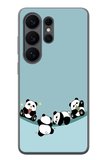 Samsung Galaxy S26 Ultra Uyumlu Panda Ailesi Baskılı Silikon Kılıf