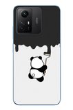 Redmi Note 12S Uyumlu Boyacı Panda Baskılı Silikon Kılıf