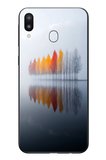 Samsung Galaxy M20 Uyumlu Sonbahar Zamanı Baskılı Silikon Kılıf