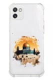 Samsung Galaxy A03 Uyumlu Mescid-i Aksa Tasarımlı Baskılı Silikon Kılıf