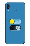 Samsung Galaxy M31 Uyumlu Gece Gündüz Geçiş Baskılı Silikon Kılıf
