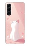 Samsung Galaxy A56 Uyumlu Minnoş Kedi Baskılı Silikon Kılıf