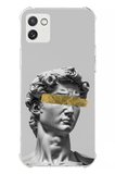 Samsung Galaxy A03 Uyumlu Modern Hellenistik Davut Baskılı Silikon Kılıf