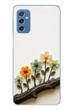 Samsung Galaxy M52 Uyumlu Dalda Açan Çiçekler Baskılı Silikon Kılıf