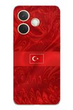 Oppo A5 Pro Uyumlu Türk Milli Takım Desenli Forma Baskılı Silikon Kılıf