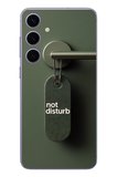 Samsung Galaxy S24 Plus Uyumlu Not Disturb Baskılı Silikon Kılıf