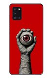 Samsung Galaxy A31 Uyumlu Tek Göz Elde Baskılı Silikon Kılıf