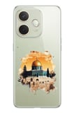 Oppo A5 Pro Uyumlu Mescid-i Aksa Tasarımlı Baskılı Silikon Kılıf