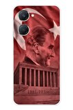 Vivo Y18 Uyumlu Atatürk Portresi ve Anıtkabir Baskılı Silikon Kılıf