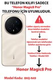 Honor Magic 8 PRO Uyumlu Şeffaf Silikon Kılıf