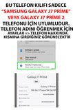 Samsung Galaxy J7 Prime Uyumlu Türk Milli Takım Desenli Forma Baskılı Silikon Kılıf
