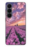 Samsung Galaxy S26 Uyumlu Lale Bahçesi Baskılı Silikon Kılıf