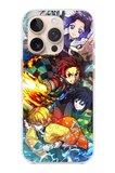 iPhone 16 PRO MAX Uyumlu Demon Slayer Efsanesi:İblis Avcıları Baskılı Silikon Kılıf