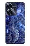 Realme C55 Uyumlu Mor Bulutlar Baskılı Silikon Kılıf