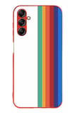 Samsung Galaxy A14 Uyumlu Gökkuşağı Baskılı Silikon Kılıf