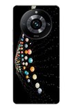 Realme 11 Pro Uyumlu Gezegenlerin Dansı Baskılı Silikon Kılıf