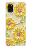 Samsung Galaxy A31 Uyumlu Rölyef Bahçesi Baskılı Silikon Kılıf