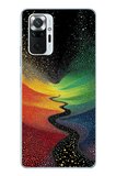 Redmi Note 10 Pro Uyumlu Renkli Yollar Baskılı Silikon Kılıf