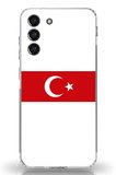 Samsung Galaxy S21 FE Uyumlu Türk Milli Takım Beyaz Forma Baskılı Silikon Kılıf