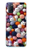 Oppo A52 Uyumlu Renkli Kediler Baskılı Silikon Kılıf
