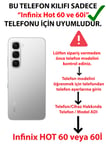 Infinix Hot 60 - Hot 60i Uyumlu Türk Milli Takım Izgara Desenli Forma Baskılı Silikon Kılıf