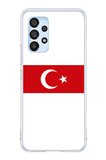 Samsung Galaxy A53 Uyumlu Türk Milli Takım Beyaz Forma Baskılı Silikon Kılıf