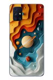 Samsung Galaxy M31s Uyumlu Uzay Renk Paleti Baskılı Silikon Kılıf