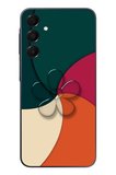Samsung Galaxy A16 Uyumlu Modern Yonca Renkleri Baskılı Silikon Kılıf