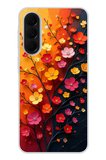 Samsung Galaxy A37 Uyumlu Sonbahar Çiçekleri Baskılı Silikon Kılıf