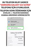 Samsung Galaxy S22 Ultra Uyumlu Ay çiçeği sulu boya Baskılı Silikon Kılıf