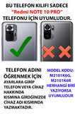 Redmi Note 10 PRO Uyumlu Türk Milli Takım Desenli Forma Baskılı Silikon Kılıf