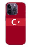iPhone 14 PRO MAX Uyumlu Türk Milli Takım Kırmızı Forma Baskılı Silikon Kılıf