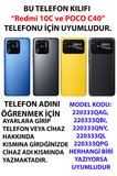 Redmi 10C - POCO C40 Uyumlu Filistin Bayrağı Baskılı Silikon Kılıf