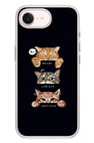 İphone 17e Uyumlu Kedi Halleri Baskılı Silikon Kılıf
