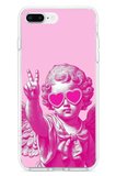 iPhone 7 PLUS-8 PLUS Uyumlu Neon Gözlüklü Modern Eros Baskılı Silikon Kılıf