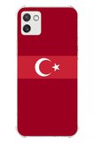 Samsung Galaxy A03 Uyumlu Türk Milli Takım Kırmızı Forma Baskılı Silikon Kılıf