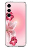 Samsung Galaxy S24 FE Uyumlu Tematik Çiçek Baskılı Silikon Kılıf