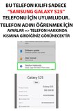 Samsung Galaxy S24 Uyumlu Yıldızlı Ayçiçekleri Baskılı Silikon Kılıf