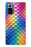 Redmi Note 10 Uyumlu Gökkuşağı Renkleri Baskılı Silikon Kılıf