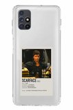 Samsung Galaxy M51 Uyumlu Scarface Mini Poster Tasarımlı Baskılı Silikon Kılıf