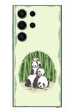 Samsung Galaxy S24 Ultra Uyumlu Panda Ailesi Baskılı Silikon Kılıf