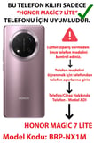 Honor Magic 7 Lite Uyumlu One Piece Dolar Baskılı Silikon Kılıf