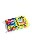Vileda Sünger 8'li Düz Paket