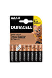 Duracell Basic Alkalin AAA 8'Li İnce Pil