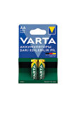 2 ADET  Varta Pil Rechargeable Power 2' Li Kalem Pil 2100 Mah