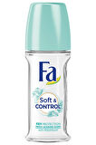 3 ADET  Fa Roll-On Soft & Control Kadın 50 ml