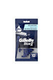 3 ADET  Gillette Blue II Regular 10'Lu Poşet