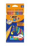 3 ADET  BIC Kids 12'li Kuru Boya