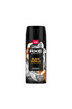 3 ADET  Axe Premium Deodorant Black Vanilla 150 ml