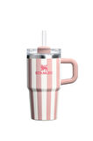 3 ADET  Stanley The Quencher H2.0 FlowState Peach Whip Cabana Gloss Pipetli Termos 0,6 Litre